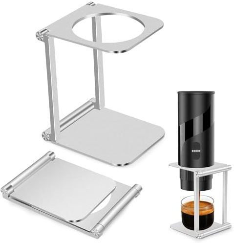 EEEKit Detachable Universal Coffee Stand, Portable Espresso Machine Stand with Base for Most Pour Over Coffee Maker, Suitable for Office, Home, Camping