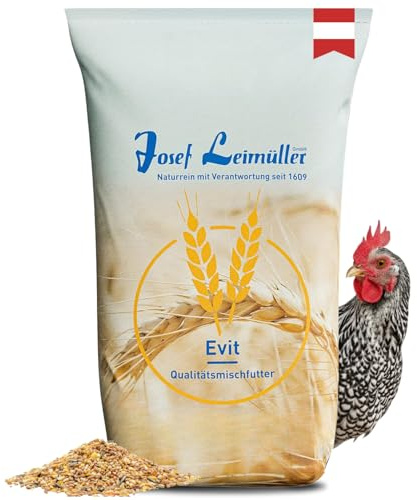 Leimüller Hühnerfutter Premium 6-Korn 5 kg Hühner Legehennen Geflügel Eier | Legehennen, stabile Eierschalen, Körnerfutter, staubarm, Gentechnikfrei, Österreich