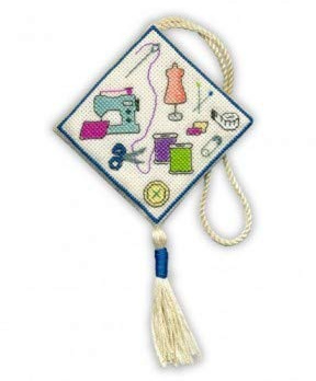 SEWING SCISSOR KEEP CROSS STITCH KIT BY TEXTILE HERITAGE