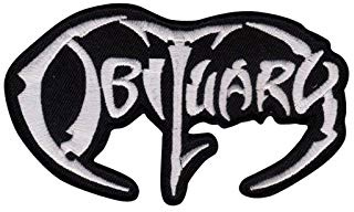 Obituary Death Metal Band Aufnäher Besticktes Patch zum Aufbügeln Applique