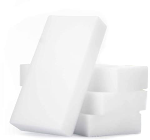 Eraser Sponge Magic Sponge Cleaning Eraser Sponge Melamine Sponge Foam Cleaning Pads for Kitchen Bathroom Wall Cleaner Long Strong Reusable Remover Dirt Stain Grime Floor Surfaces Kitchen 4 Pcs