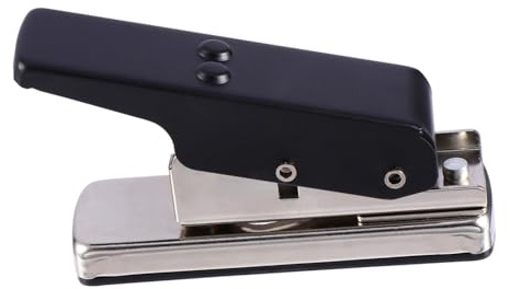Vaguelly Plektrum Robuster Gitarren Plektra Cutter für Kunststoffkarten aus Eisen Locher Gitarren Selbstgemacht Geeignet für Gitarrenliebhaber und Selbstgemacht Zubehör Fans
