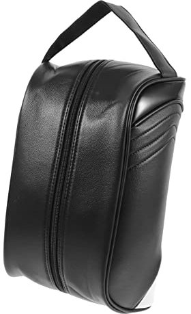 INOOMP wasserdichte Golfschuhtasche Pu Mit Reißverschluss Multifunktionale Schuhtasche Für Reise Staubschutz Und Schuhaufbewahrung Und Tragbar Für Golfschuhe Und Sportschuhe