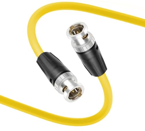 Alvin's Cables 12G BNC Cavo coassiale HD SDI BNC maschio a maschio Cavo originale per videocamera 4K 1M | 39,4 pollici