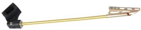 Abs Mikrofonklemme für Saxophon, Runder Clip, 1 Satz | Aluminiumlegierung, für Mikrofon mit 2, 5–3, 5cm Durchmesser, Schraubenabstand 5, 5–8, 5cm