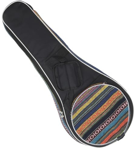 Toyvian Leichte Mandolinen Tasche aus Oxford Stoff mit Einfachem Design und Modischem Look Gepolsterte Transporttasche für Mandoline Leicht zu Reinigen und Zufällige Farbe Zufälliger Stil