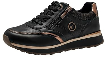 Tamaris Damen Schnürer schwarz 39