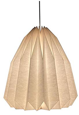 Origami Kronleuchter Lampenschirm, faltbar Papier Laterne für Party Garten Hochzeit Deko, Lichtschirm Lampenschirm für Deckenlampen Lampen Schirm (A)