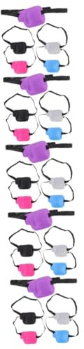 minkissy 25 Stück Amblyopie Einzelaugenmaske Amblyopie Augenpads Lazy Eye Piraten Augenklappe Amblyopie Augenklappen Strabismus Augenklappen Kinderbrillen Augenklappen Für
