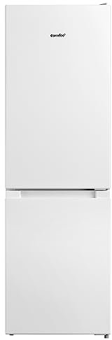 COMFEE' Freestanding Fridge Freezer 174 Litre RCB169WH2(E) Low Frost Fridge with Reversible Door Hinge - Energy Saving LED lights & Adjustable thermostat – Low Noise- White