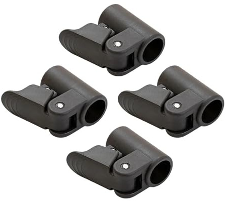 SANRLO Verstellbarer Zeltstangen-Adapter-Anschluss für Zeltstange, Outdoor, Camping, Zelt, Befestigungsclip für Baldachin-Klemme, 4 Stück