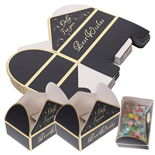 SAFIGLE 18stücke Hochzeit Geschenkboxen Aus Klassische Süßigkeitenboxen Einfach Zu Falten Und Personalisieren Für Hochzeitsfeiern Und Partydekorationen