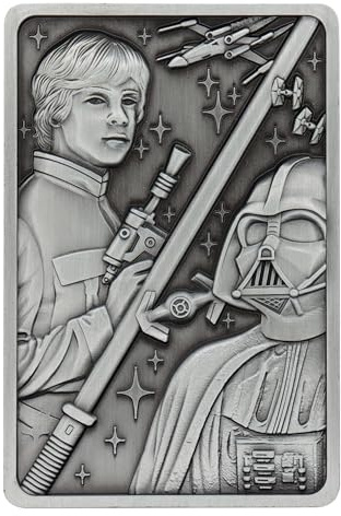 Star Wars Episode V: Das Imperium schlägt zurück Luke & Darth Vader Limited Edition Metallbarren - Offizielles Sammlerstück, nummerierte Edition, 5.000 weltweit
