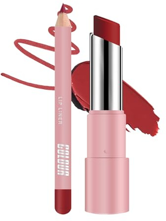 Baume À Lèvres Coloré | Hydratant Labial Imperméable - Effet Volume Nourrissant Longue Durée Non Collant Mat pour, Froid, Nuit et Maquillage Quotidien
