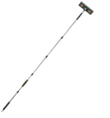 Eawfgtuw For Skirting Board Cleaning Mop with 172cm Extendable Handle, Microfibre Washable Pad, Versatile Baseboard Duster (B)