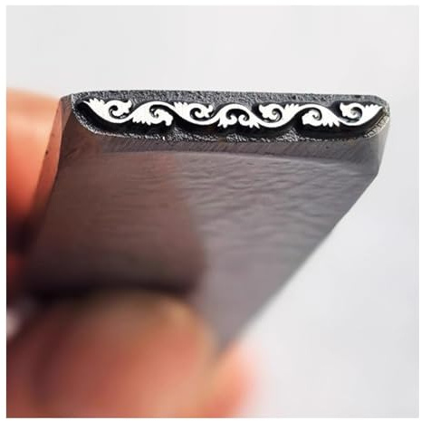 CYHTYM Schlagzahlen 24 mm Stanzwerkzeug aus Kohlenstoffstahl, DIY-Stempelsiegel, verwendet für Aluminium, Zinn, Aluminium, Kupfer, Messing, Nickel, Silber, Holz(Pattern 1)