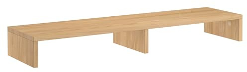 Erst-Holz Tischaufsatz TV-Erhöhung Monitorständer Buche massiv100 cm