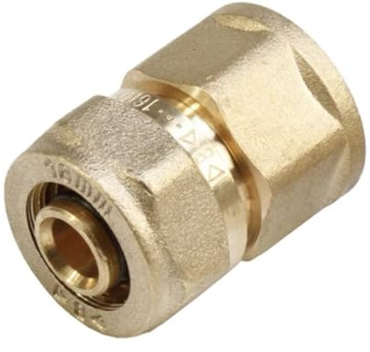 Manguito F/rosca F 3/4 x 26 mm para tubo multicapa de compresión