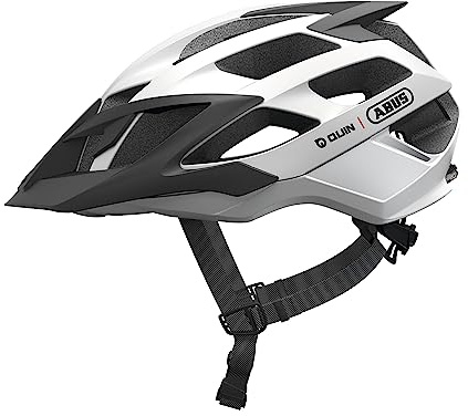 ABUS Montainbike-Helm Moventor Quin - Casque de vélo intelligent avec détection de collision et système d'alarme SOS - pour femmes et hommes