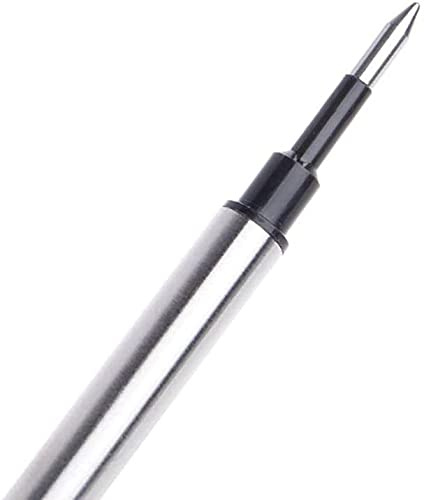 Set med 5 rollerballpennor som passar de flesta påfyllningsbara kulspetspennor i svart eller blått bläck