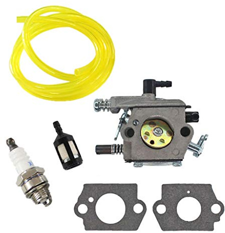 HURI Vergaser Dichtung Benzinfilter Zündkerze für Starke ST-GS45AS / Timbertech KS45 /Waldmann KXD-CS 5200 Kettensäge