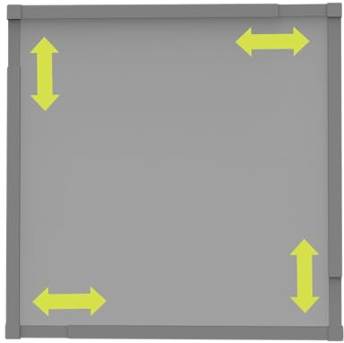 Nematek Teleskop Fliegengitter Fenster (max. 110 x 140 cm) ohne Sägen & Bohren - Insektenschutz Fenster in anthrazit - Teleskop Fenster Fliegengitter mit Premium-Polyester Gewebe & Bürstendichtung