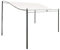 Auvent de protection pour extérieur et abri, pergola Pavillon de style moderne pour tonnelle de jardin - Housse de rechange en toile 300D étanche
