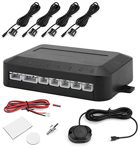 Radar di Retromarcia, Sensori di Retromarcia, Sensore di Parcheggio di Avvertimento, Kit Radar di Retromarcia del Sensore di Parcheggio Dell'auto, Sistema di Sonda con Indicatore Acustico di Avvertime
