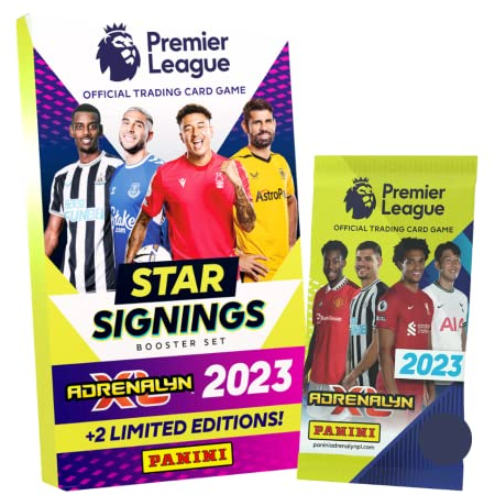 Tilz Panini Premier League 2022/23 Adrenalyn XL Star Signings Set - 44 Trading Cards with 2 Limited Edition Cards