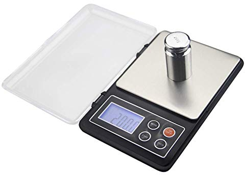 Bilancia da Cucina Digitale Mini Tasca in Acciaio Inossidabile di precisione per Gioielli Bilancia Elettronica Peso Grammi d'oro Bilancia per Alimenti 500G 0.01G, Cina, 2000 g