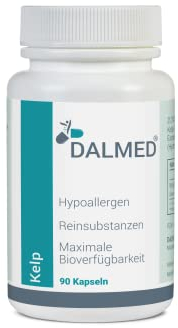 Kelp - 90 Kapseln (1 Kaps. enthält: 225 Kelp Extrakt, davon 150mcg Jod) - Pharmaqualität - ohne Zusätze - reine und hochwertige Substanzen