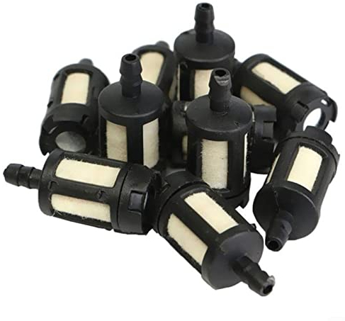 10PCS Benzinfilter,Benzinschlauch,Allgemeine Kraftstofffilter für Benzin Gartenmaschinen Rasentrimmer Kettensäge