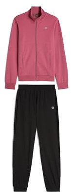FREDDY - Tuta Donna Completa Sportiva in Cotone, Felpa Donna con Zip a Collo Alto e Pantaloni Tuta