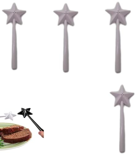 YuWangg 4 pezzi bacchette magiche per sale e pepe, saliera e pepe, magica saliera e pepe, adatto per cucine domestiche, campeggio, ristoranti, ecc.