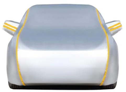 Autoabdeckungen Für Mini Cooper Cabrio Cabrio R52 R57 F57 2005-2023 | wasserdichte Kratzfeste Atmungsaktive Autoabdeckung Allgemeine Autoabdeckung Für Den Innen- Und Außenbereich (Color : Silver,