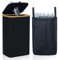 ROSOS Deposit Bottle Collector Bins with Lid, 105L Large Bottle Bins with Lid, Deposit Bottles Collection with Carrying Bag, Deposit Container Storage Empty Bottle Collector for Home, Black