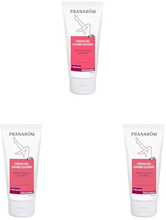 PRANAROM - Circularom Gel Crema Bio - Aceites Esenciales de Cade, Menta de Campo, Geranio - Alivia, Refresca y Tonifica - Favorece la Circulación y Ofrece un Confort Circulatorio - 100ml