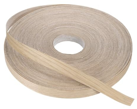 PATIKIL White Oak Edge Banding,25mm x 75m Wood Veneer Tape Pre-glued | Flexible Plywood Edge Banding with Hot Melt Adhesive,for Furniture Restoration,1 x 250ft