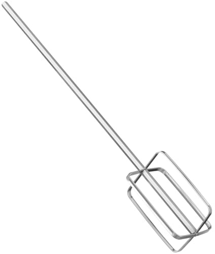 PRETYZOOM Varilla agitadora de acero inoxidable para pasta de carne y olla caliente batidor manual para mezclar y espesar batidor de cocina para agitación uniforme 15.75 pulgadas