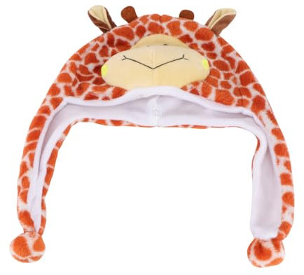 BESTonZON 1 Stück Cartoon Tier Hut Cosplay Tierhut Simulation Tierhut Kindermütze Wintermütze Für Performance Requisite -cartoon-hut Tiermütze Für Weiß Plüsch