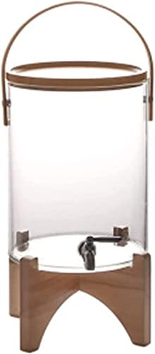 Dispensador de Bebidas de Mesa Dispensador de bebidas, Dispensador de cerveza, Dispensador de jugo de barril de cerveza, Dispensador de bebidas heladas de vidrio - for reuniones al aire libre(44.5x13c