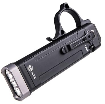 NEXTORCH TA70 EDC Taktische Taschenlampe, flache Taschenlampe, wiederaufladbar, 3500 Lumen, taktisch/beanspruchbar, Dual-Switch, LED, schlanke Taschenlampe mit Edelstahl-Clip für den täglichen