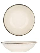 Bonna Placa de servicio - Cortado - Porcelana - 9 cm (50cc) - juego de 2