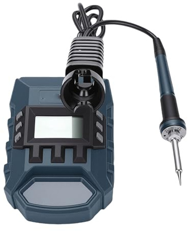 FTVOGUE Station de Fer à Souder sans Fil, Fer à Souder électrique Portable 60 W avec Température Réglable de 200 à 480 °C pour le Soudage de Fils de Réparation D'appareils de Bricolage