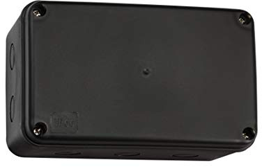 Knightsbridge JB009BK Large IP66 Weatherproof Enclosure in Black
