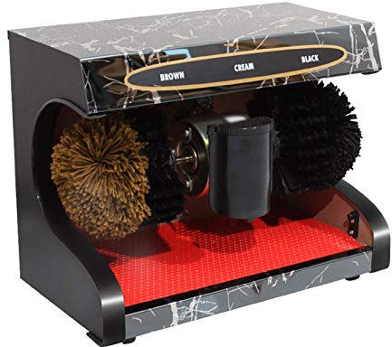 Cireuse De Chaussures Nettoyage Automatique Chaussures Machine, Machine De Chaussure Électrique Polonaise , Automatique À Induction, Convient Pour Le Ménage Ou Utilisation Publique ,Marble pattern