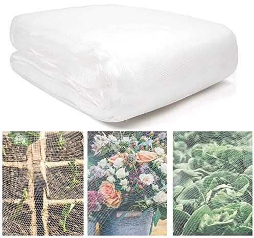 Filet de Protection des légumes,Filet de Anti Insectes/Oiseaux Moustique en Potager,2x8m Filet D'anti-Insectes en Maille Tunnel Filet,pour Protection Plantes,Graines,Fleurs et Fruits