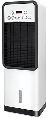 Ventilador de Sobremesa Portátil Sin Aspas, Ventilador de Aire Acondicionado Vertical de Doble Uso para Refrigeración y Calefacción, Ventilador de Refrigeración Y Calefacción Móvil, Mando a Distancia