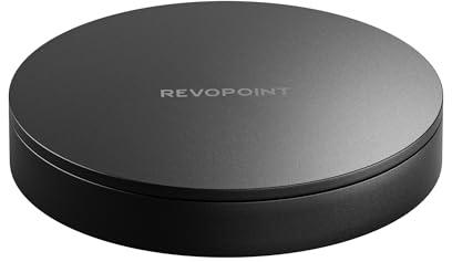 Revopoint Elektrische Drehscheibe | Bis 200kg Traglast | Schnelleres Scannen | Große Plattform | Fernbedienung/App einstellbare Geschwindigkeiten