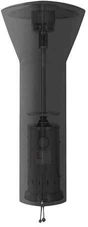 Azatemgo Telo protettivo per stufa da terrazzo，Copertura Del Riscaldatore Del Patio，Patio Heater Cover，con chiusura lampo e cordino，resistente ai raggi UV，antivento，impermeabile (226 x 85 x 48 cm)